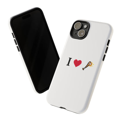 I Love Baseball Vibe Phone Case - Tough Cases for Sports Lovers, Gifts for Athletes, Fun Accessories, iPhone and Android Compatible - TRV