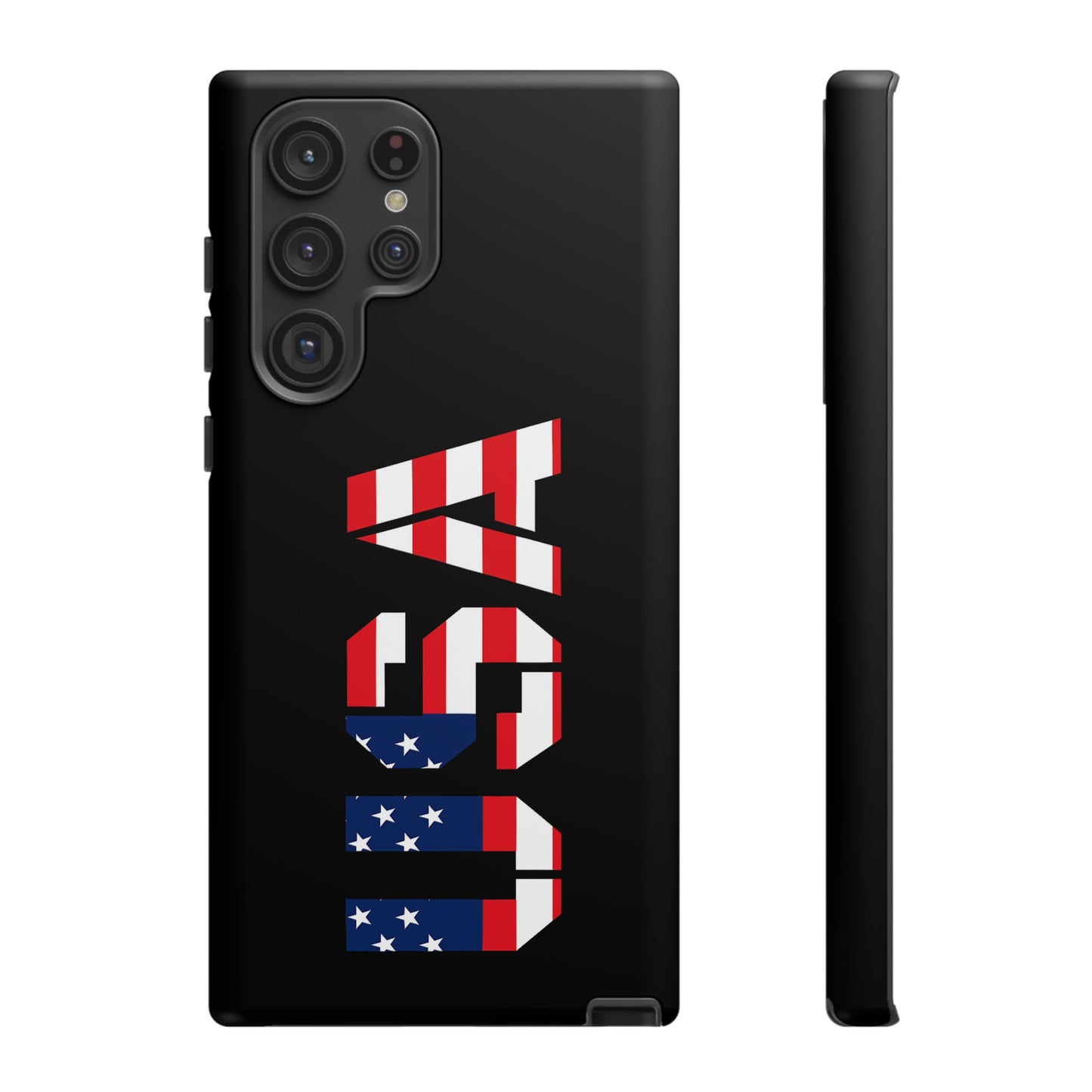 American flag phone case by Printify featuring a patriotic patriotic design, durable protective case for smartphones.