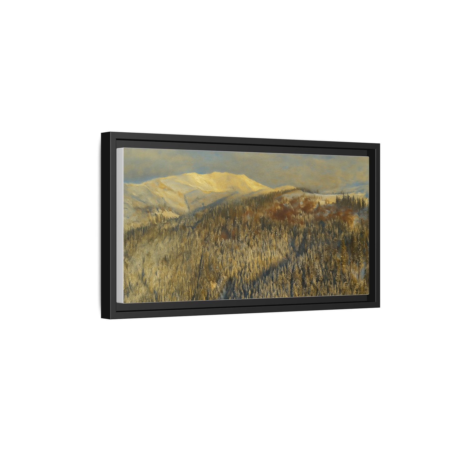 Framed Mountain Canvas Art, Perfect for Home Decor, Nature Wall Art, Gift for Nature Lovers, Cozy Atmosphere - TRV