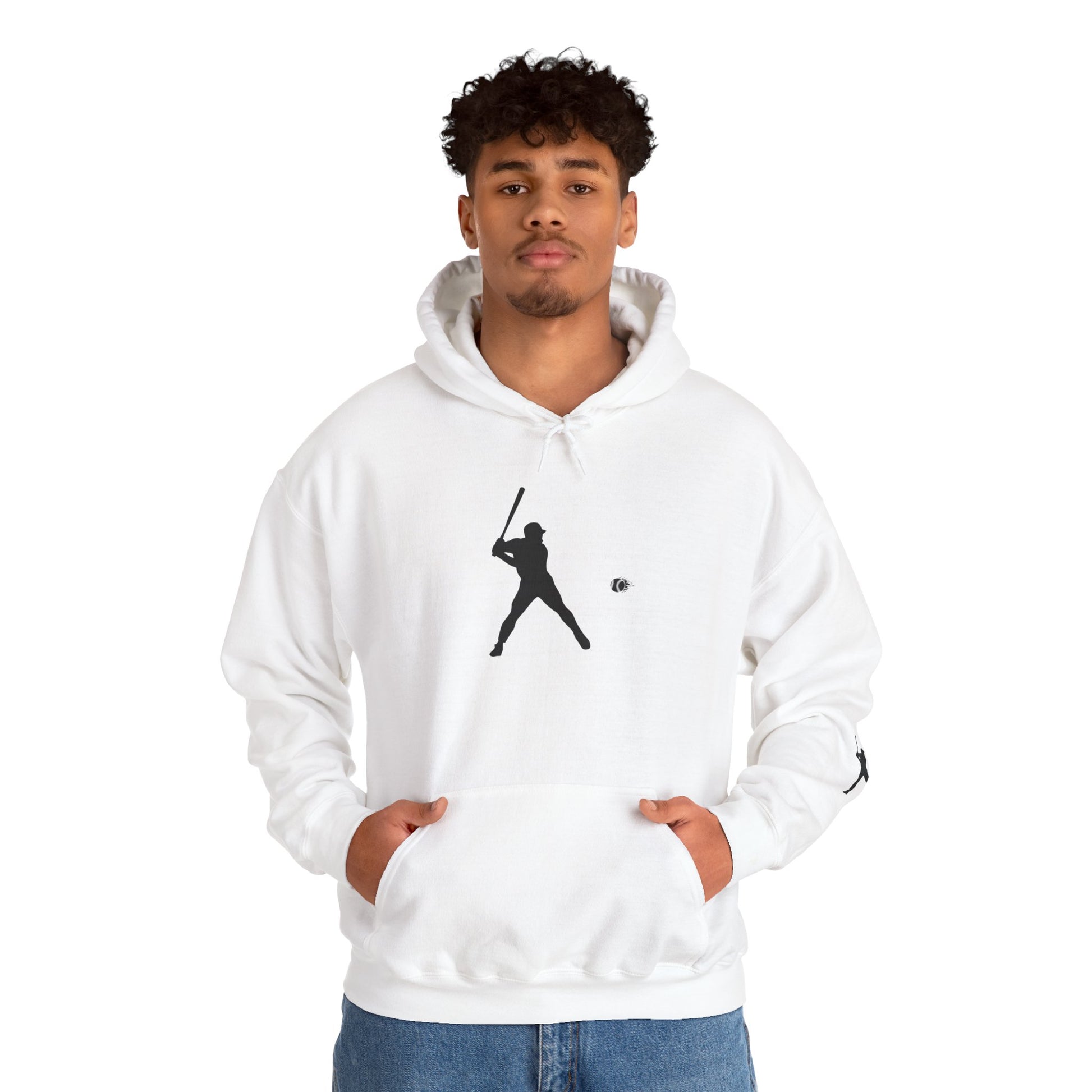 Baseball Themed Unisex Hoodie, Streetwear, Sports Fan Sweatshirt, Gift for Athletes, Casual Wear, Fall Fashion - TRV