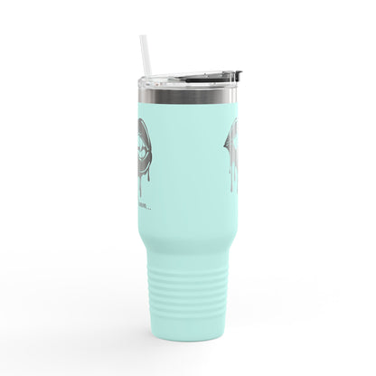 Stylish Insulated Travel Mug - 40oz with Edgy Design for Coffee Lovers