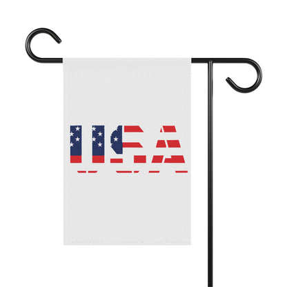 USA flag garden banner for patriotic yard decor, featuring a vibrant American flag design, ideal for Memorial Day celebrations.