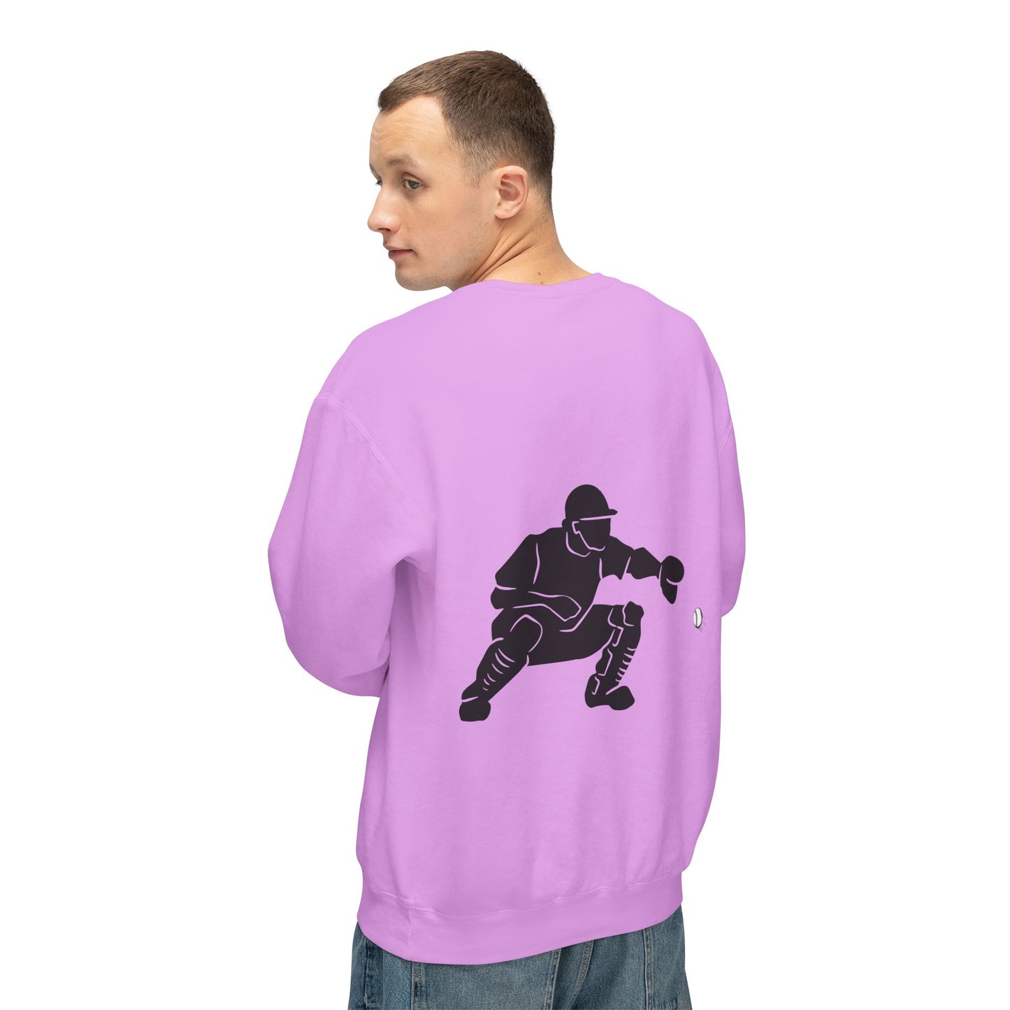 Baseball Catcher Unisex Sports Crewneck Sweatshirt - Perfect for Athletes & Casual Wear, Great for Game Days, Birthdays, Apparel for Fans