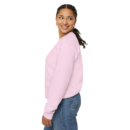 Printify USA crewneck sweatshirt with patriotic design, cozy fit, perfect for all seasons, featuring American flag and stars.