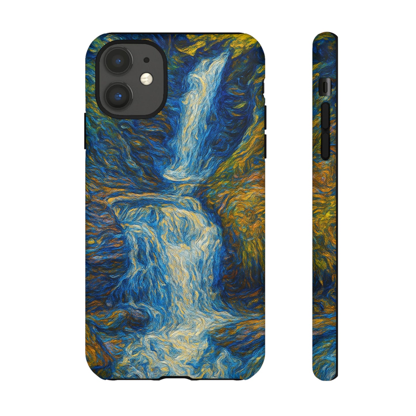 Artistic Phone Case - Waterfall Design, Unique Gift, Phone Accessory, Nature Lover, Original Artwork - TRV