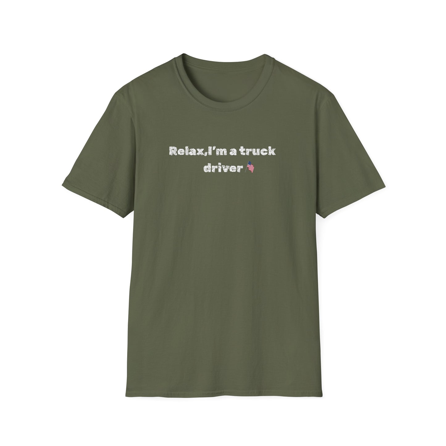 Truck Driver Relax Unisex T-Shirt, Casual Tee, Gift for Truckers, Father's Day Shirt, Comfortable Everyday Wear