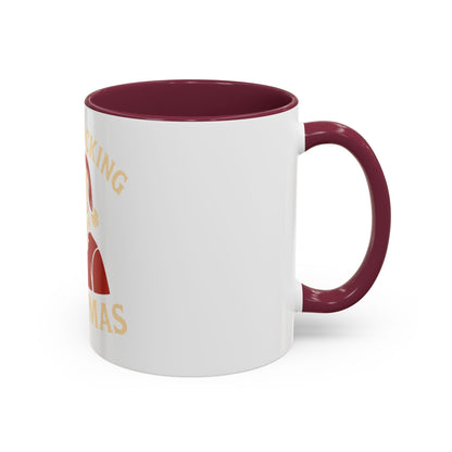 Merry Fucking Christmas Mug — Funny Santa Middle Finger Coffee Cup (11oz & 15oz)