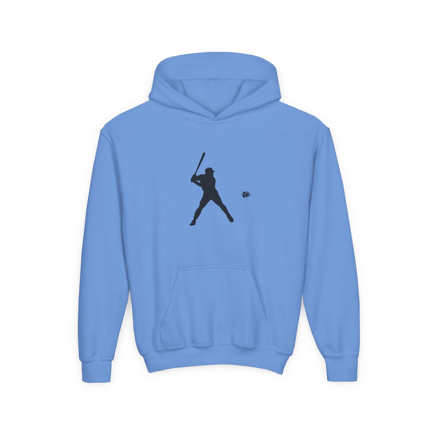 Baseball Themed Youth Hoodie, Sports Sweatshirt, Kids Gift, Youth Apparel, Baseball Fan Gear, Athletic Hoodie