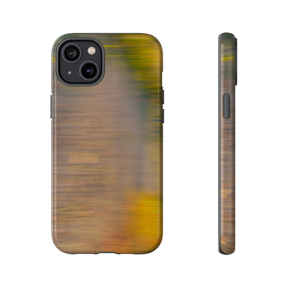 Autumn Blur Tough Phone Case — Fall Colors Protective iPhone Cover