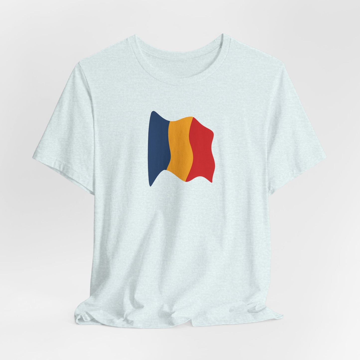 Romanian Flag Unisex Short Sleeve Tee, Casual Shirt, Travel T-Shirt, Gift for Romanians, Summer Outfit, Everyday Wear