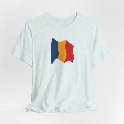 Romanian Flag Unisex Short Sleeve Tee, Casual Shirt, Travel T-Shirt, Gift for Romanians, Summer Outfit, Everyday Wear