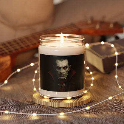 Vampire-Themed Scented Candle, Halloween Decor, Spooky Gift, Home Fragrance, Gothic Candle, Horror Night - TRV