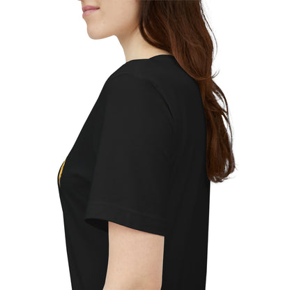 Unisex graphic T-shirt featuring a fun 69 and French fries design, made by Printify, casual and quirky clothing item.