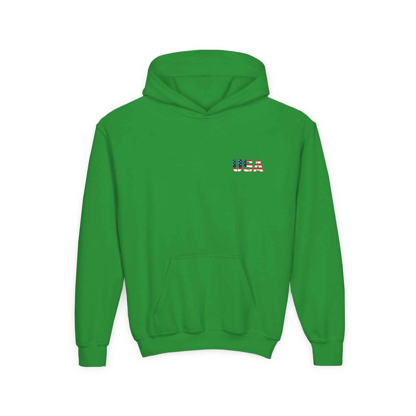 USA Flag Youth Hoodie, Youth Sweatshirt, Cool Hoodie for Kids, American Pride Apparel, Comfortable Boys and Girls Sweatshirt
