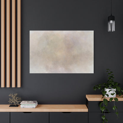Soft Neutral Abstract Fog Canvas