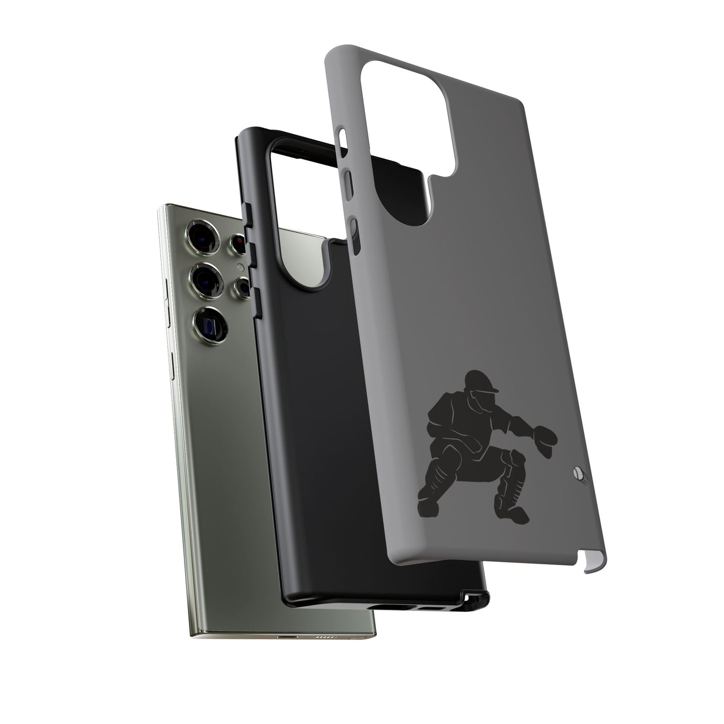 Baseball Catcher Phone Case - Tough Cases, Sports Phone Cover, Great for Athletes, Perfect Gift for Baseball Lovers, Unique Cell Phone Design - TRV