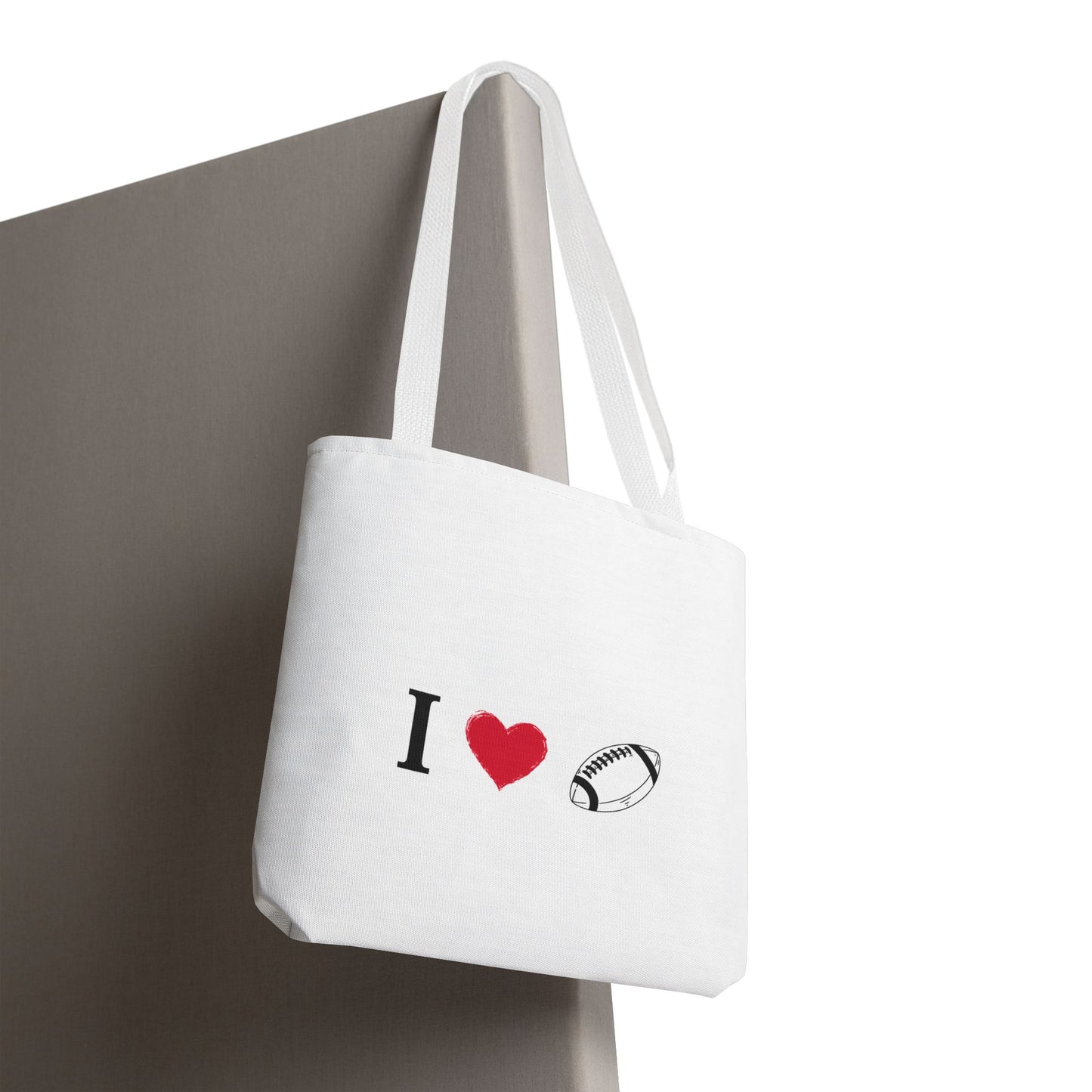 Football Lover's Tote Bag - Perfect for Game Day, Sports Events, Gifts for Fans, Eco-Friendly Carryall, Personal Use, Travel Bag - TRV
