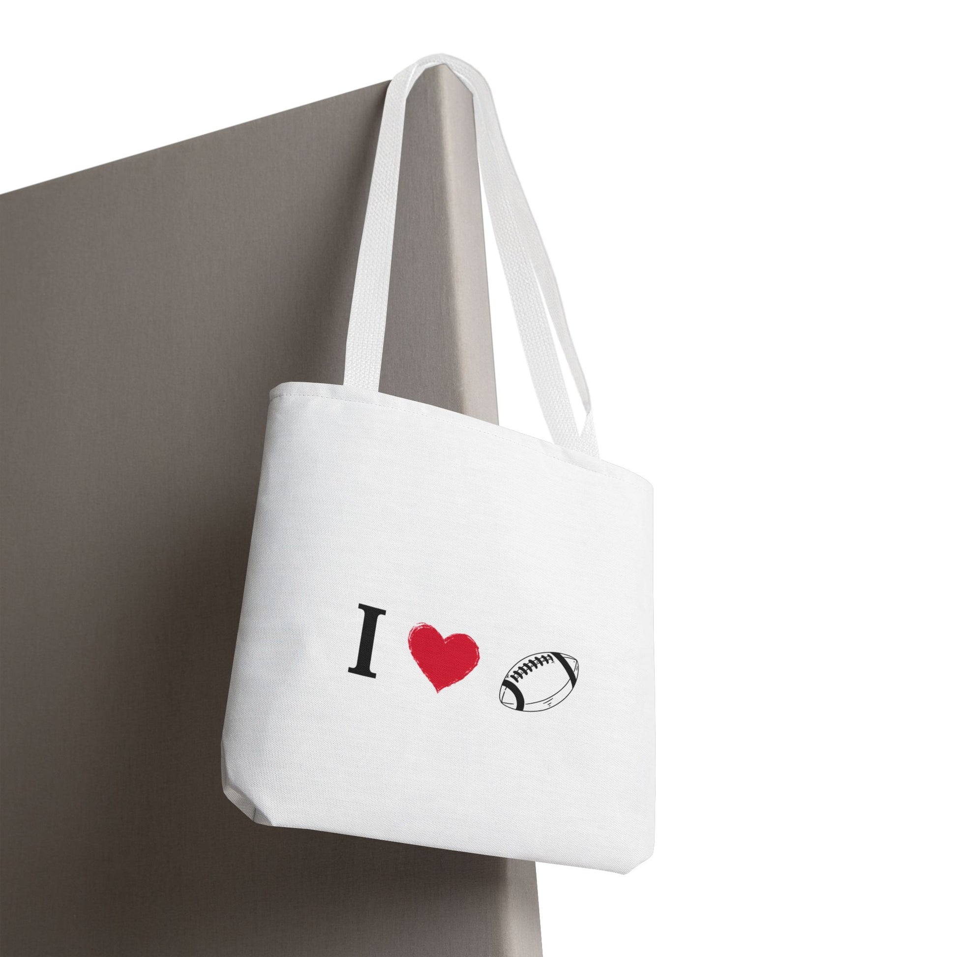 Football Lover's Tote Bag - Perfect for Game Day, Sports Events, Gifts for Fans, Eco-Friendly Carryall, Personal Use, Travel Bag - TRV