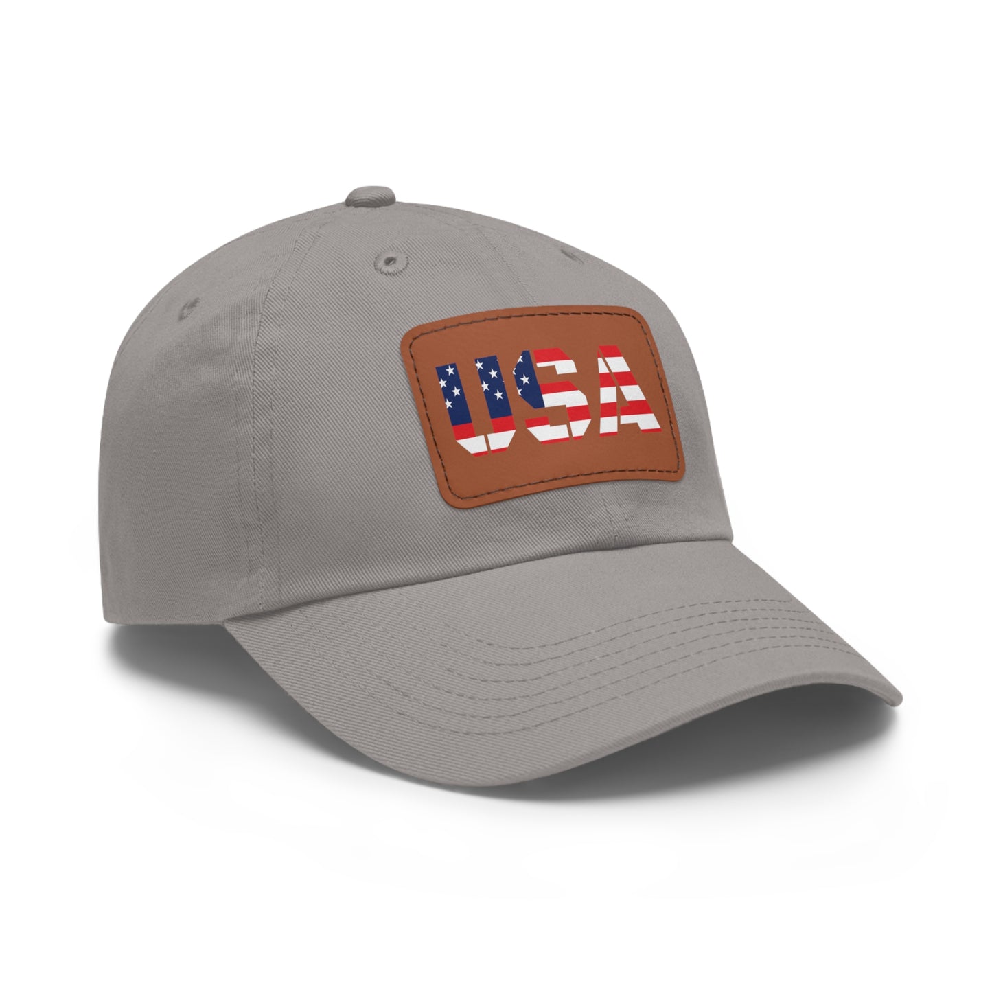 Dad Hat with USA Leather Patch - TRV