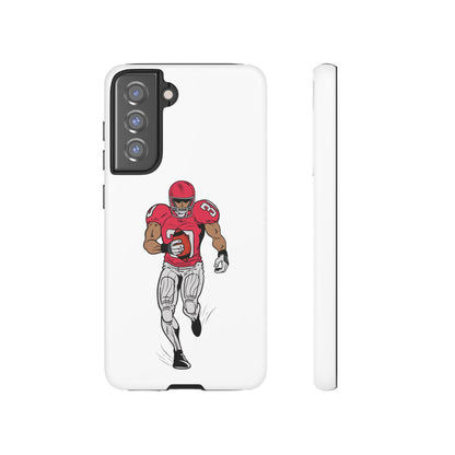 Football Player Tough Case, Sports Phone Cover, Athlete Gift, Tough Phone Case, Fall Sports, Football Lover's Accessory - TRV