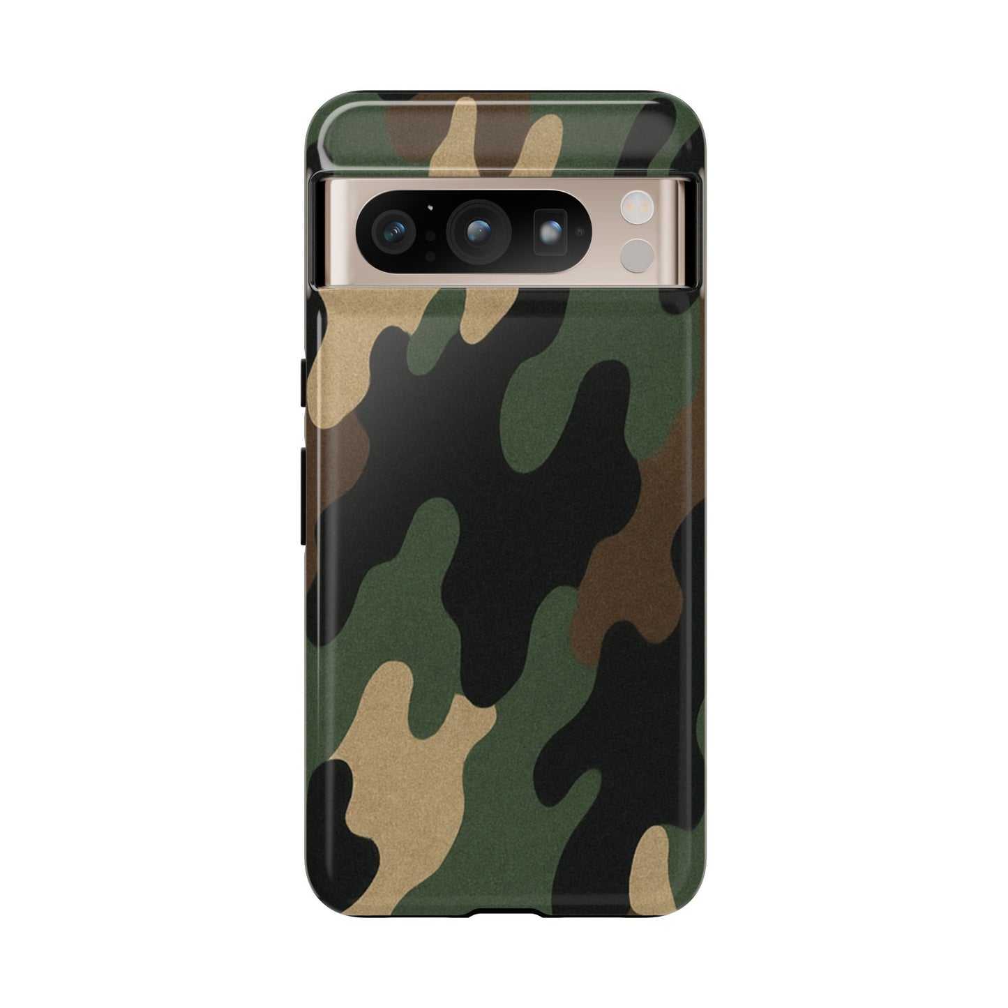 Camouflage Phone Case, Tough Phone Cover, Military Style Accessory, Protective Case for Men, Gifts for Soldiers - TRV