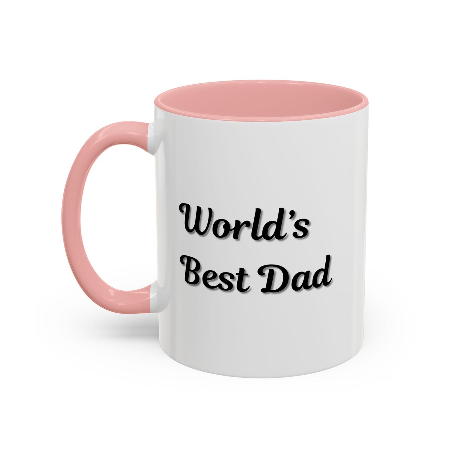 Father's Day Accent Mug, Best Dad Coffee Cup, Father's Day Gift, Novelty Mug, Ceramic Mug, Father's Day Present