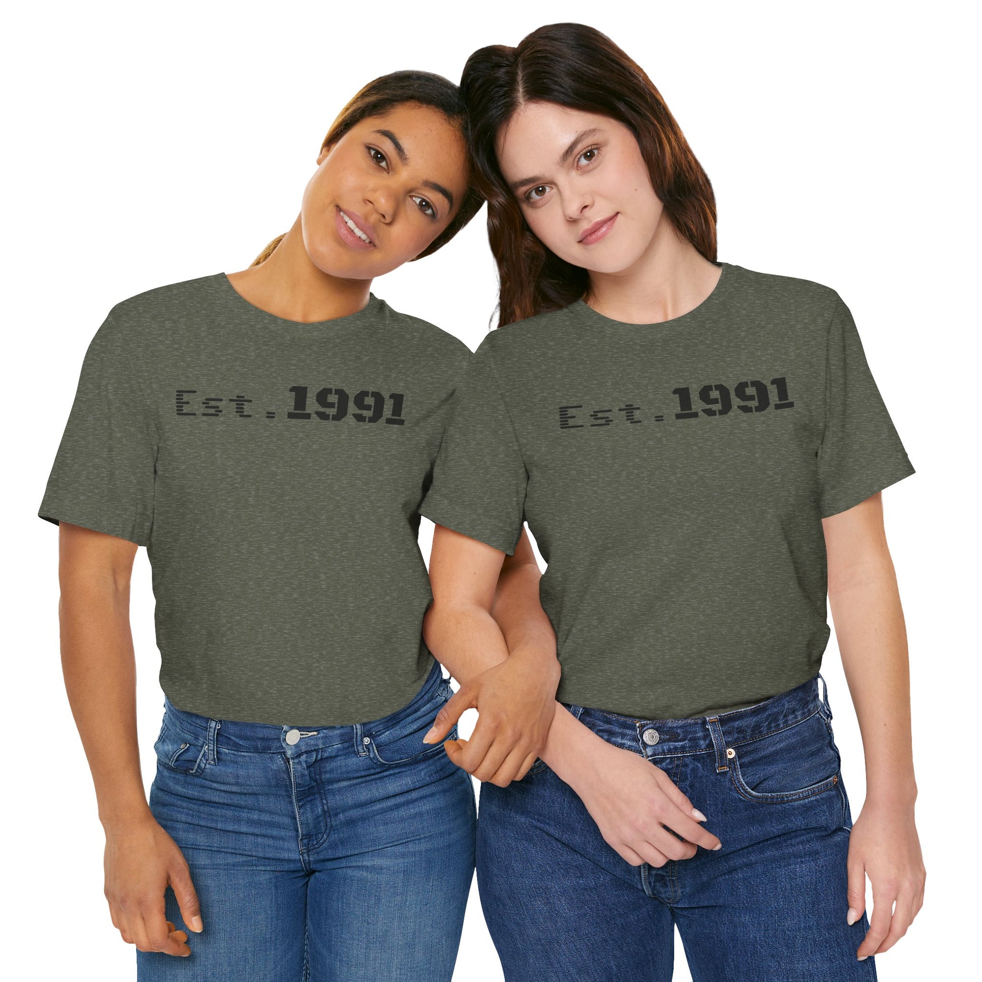 Established 1991 Unisex Jersey Tee | Vintage Anniversary Gift | Casual Wear, Birthday Shirt, Retro Style, Statement Tee, Gift for Him/Her - TRV