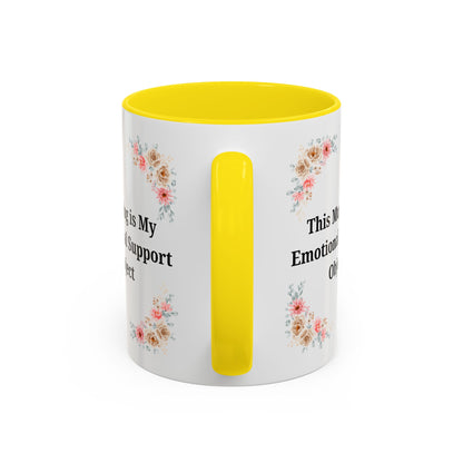Floral Emotional Support Coffee Mug - Perfect Gift for Self-Care - TRV