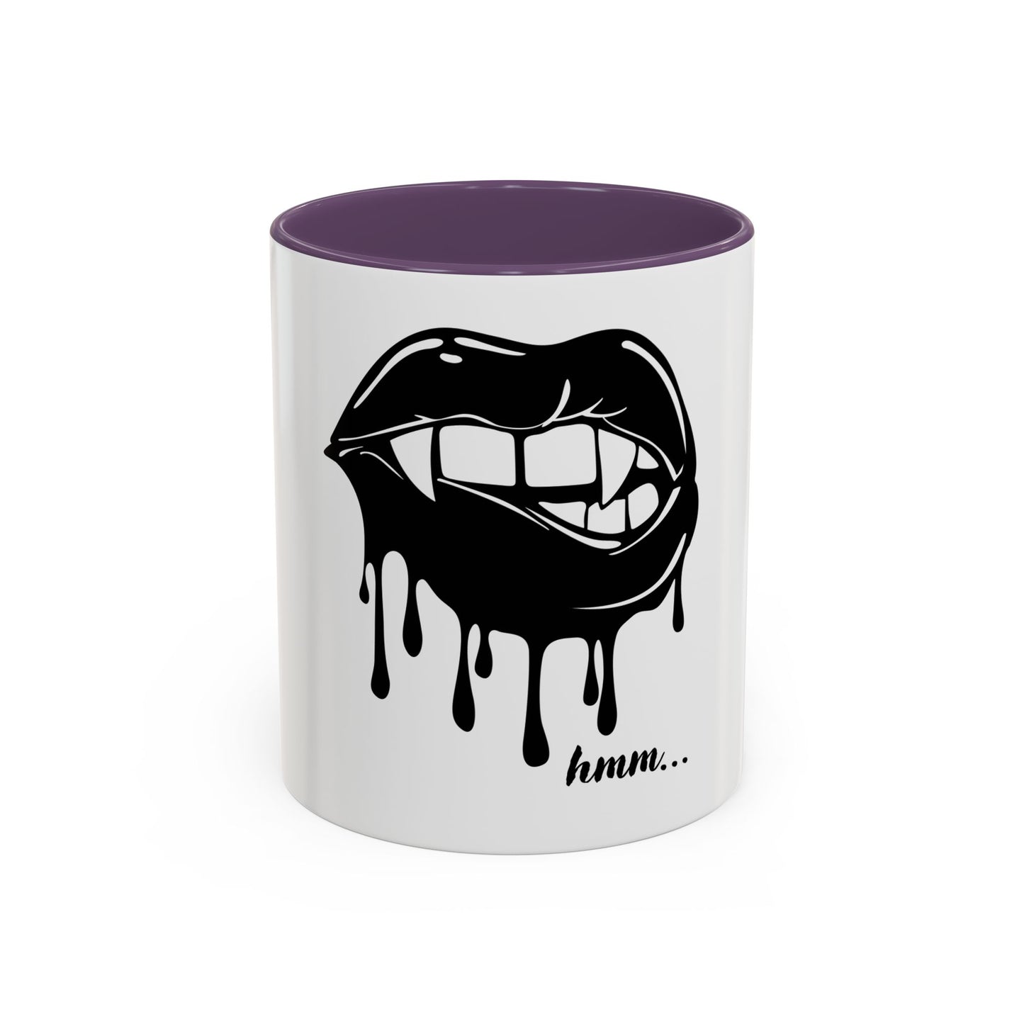 Vampire Lip Accent Coffee Mug - 11oz & 15oz - Unique Halloween Gift - TRV