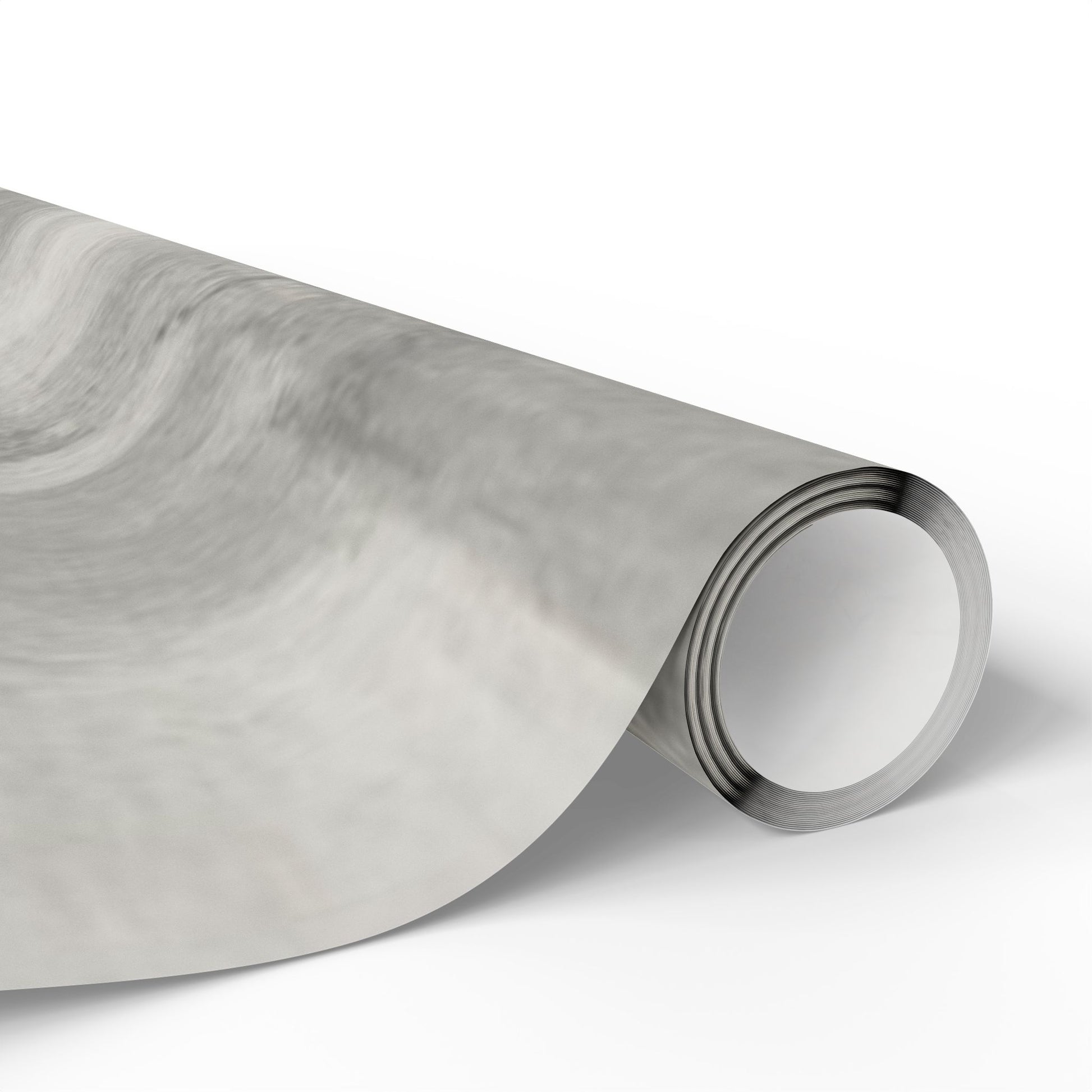 Gray marble wrapping paper roll with watercolor design, ideal for weddings, birthdays, and minimalist gift packaging.