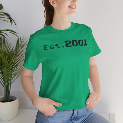Est. 2001 Unisex Tee - Timeless Casual Wear, Birthday Gift, Nostalgic Fashion, Everyday Comfort, Trendy Streetwear