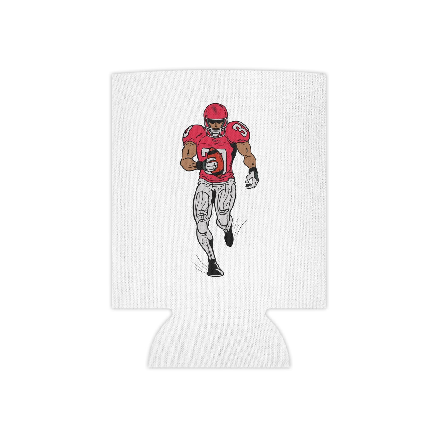 Football Player Can Cooler – Tailgating & Game Day Beverage Koozie