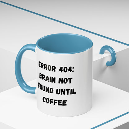 Error 404 Coffee Mug - Perfect for Your Daily Brew, Gift for Programmers, Humor for Coffee Lovers, Office Desk Decor, Nerdy Kitchenware