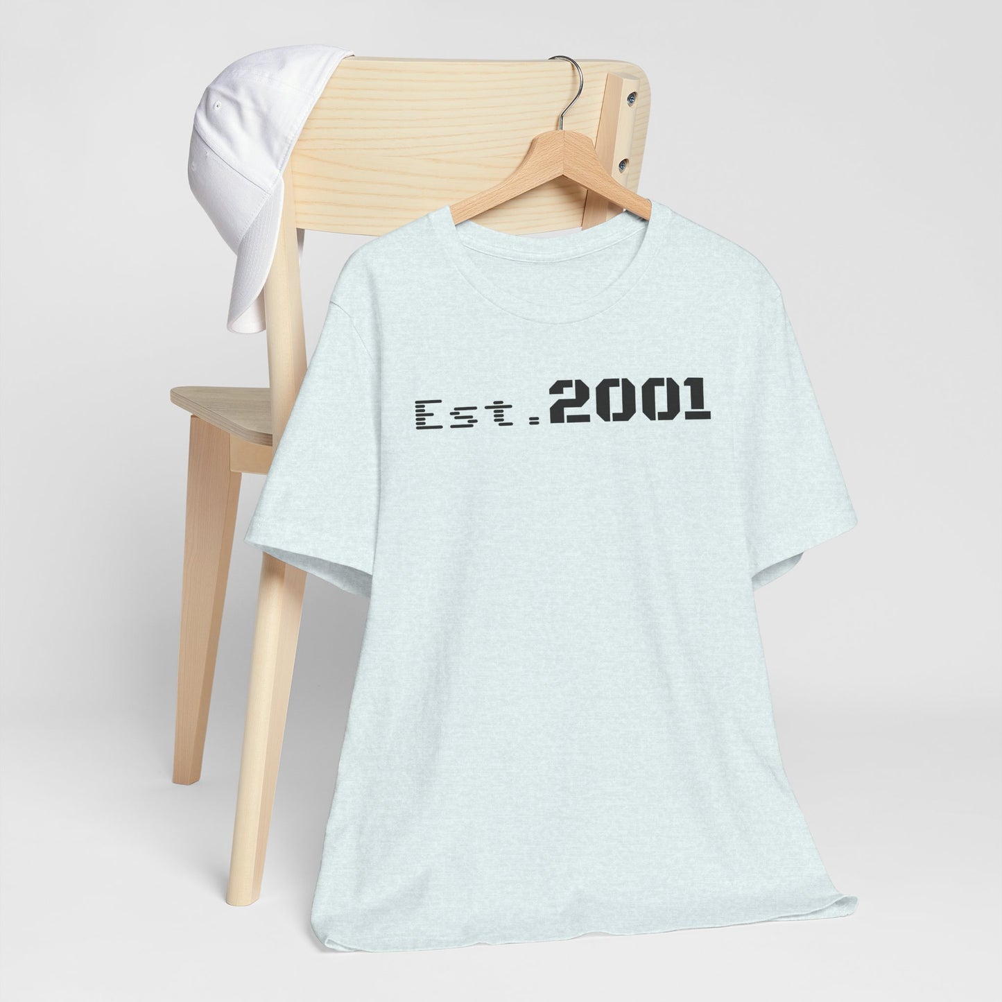 Est. 2001 Unisex Tee - Timeless Casual Wear, Birthday Gift, Nostalgic Fashion, Everyday Comfort, Trendy Streetwear