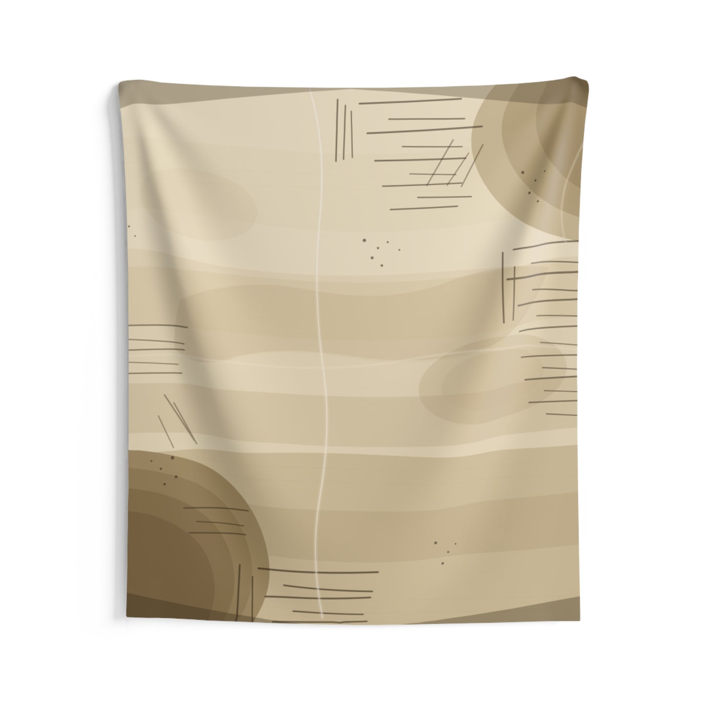 Abstract Earth Tapestry — Neutral Boho Wall Art