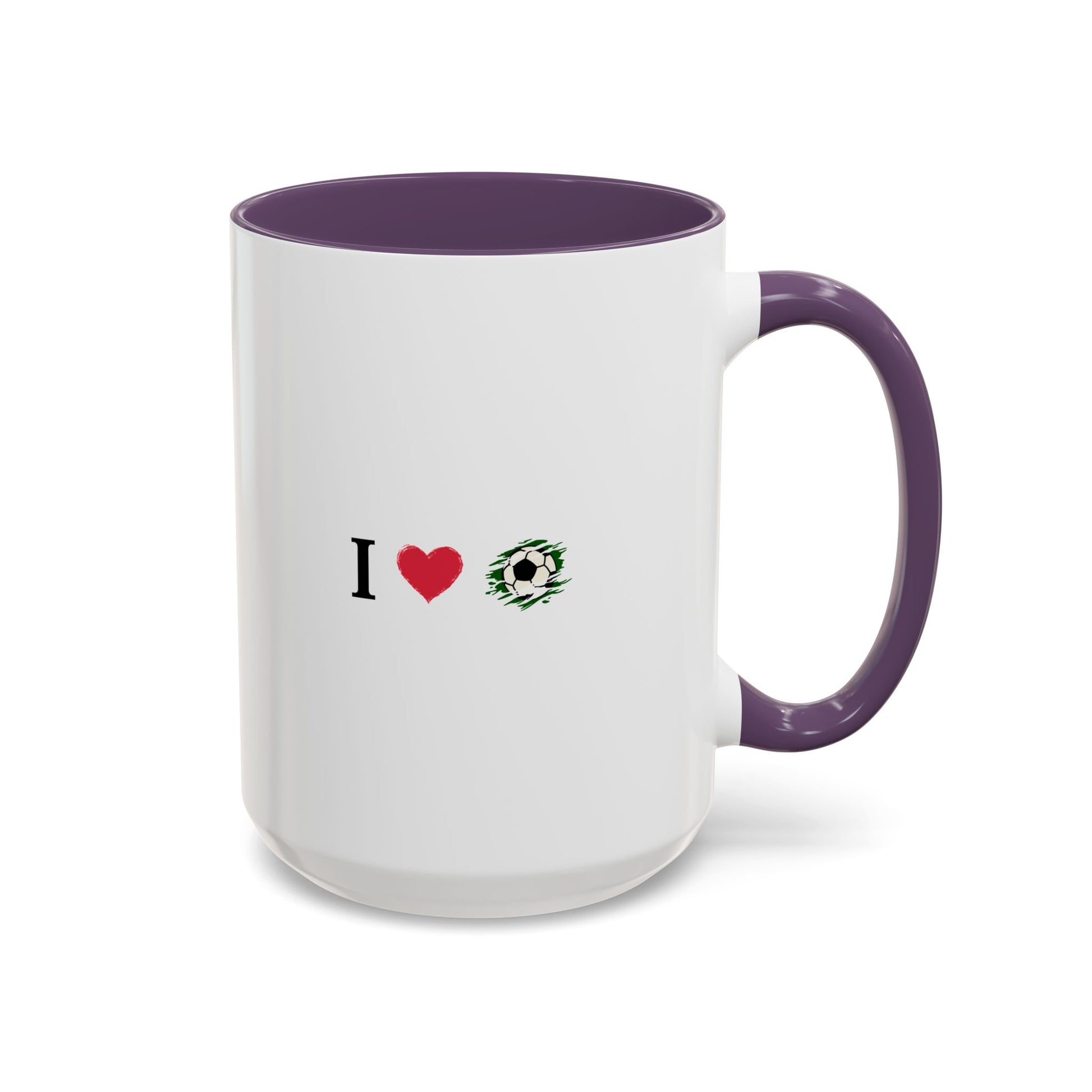 Soccer Love Mug - Accent Coffee Mug (11 & 15oz) | Perfect Gift for Soccer Fans, Sports Gifts, Customized Mugs, Birthday Present, Fan [...] - TRV
