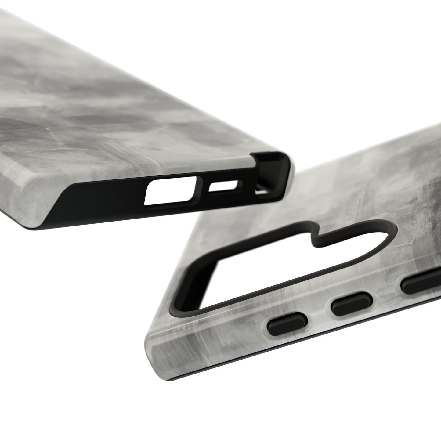 Abstract gray grid phone case for iPhone by Printify, featuring a tough protective design and modern geometric pattern.