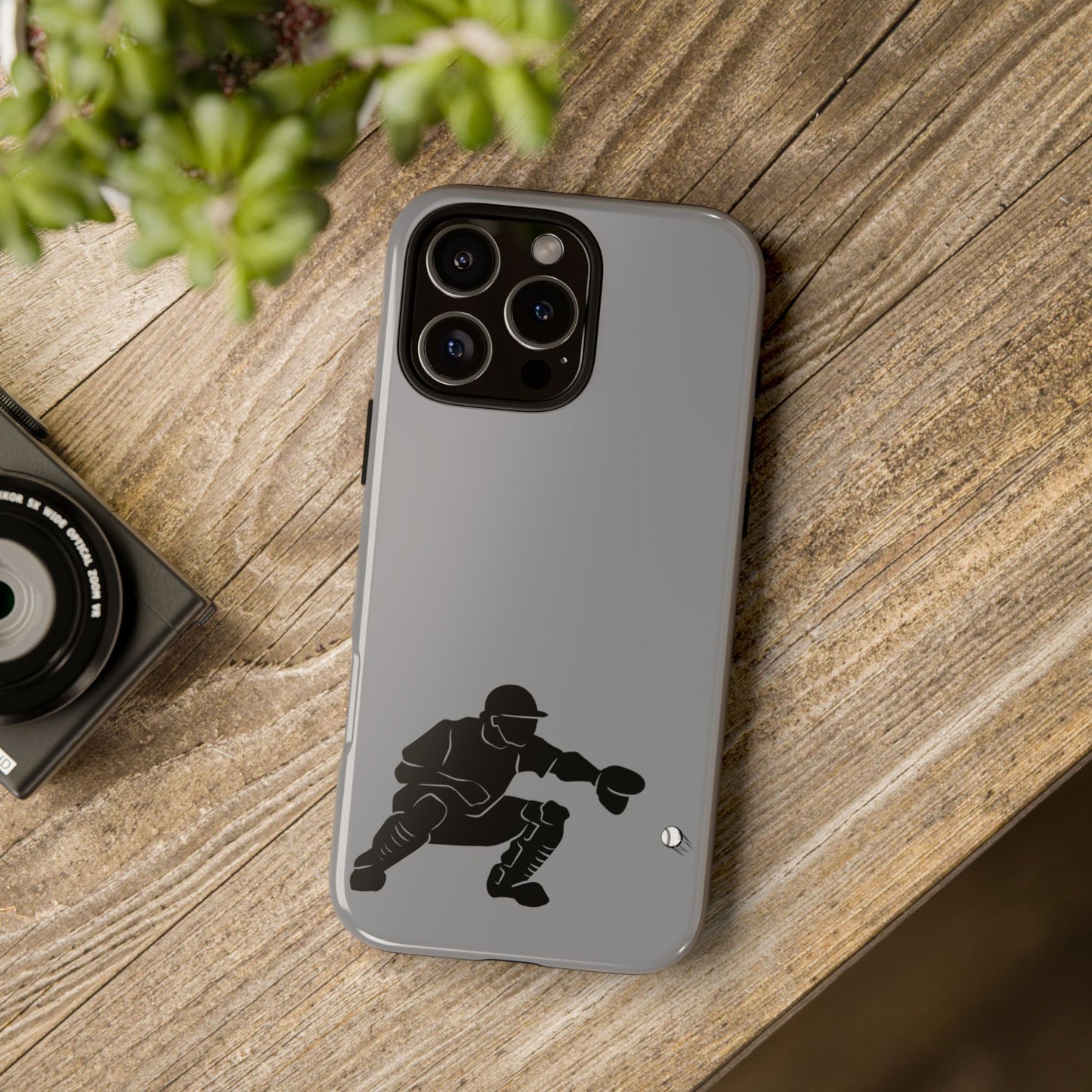 Baseball Catcher Phone Case - Tough Cases, Sports Phone Cover, Great for Athletes, Perfect Gift for Baseball Lovers, Unique Cell Phone Design - TRV