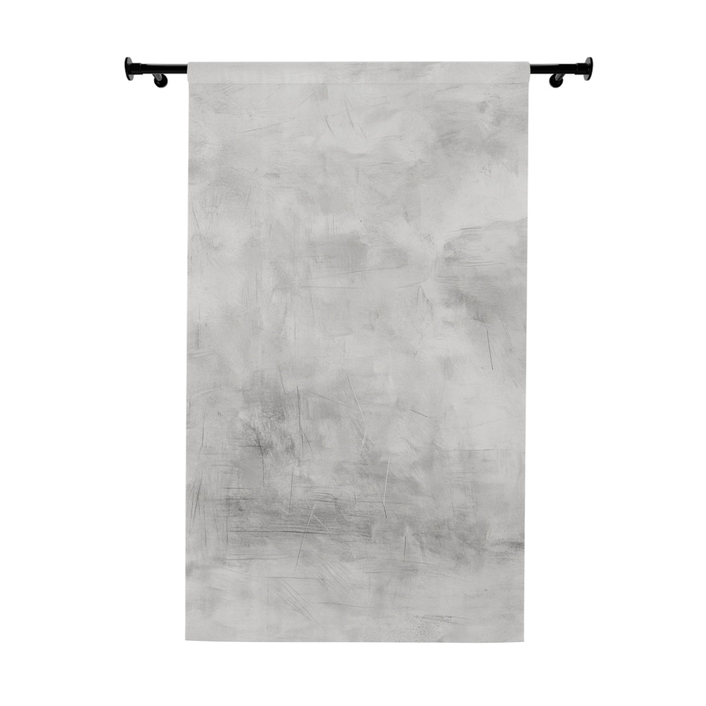 Gray abstract window curtains from Printify featuring modern decor design, suitable for contemporary home interior.