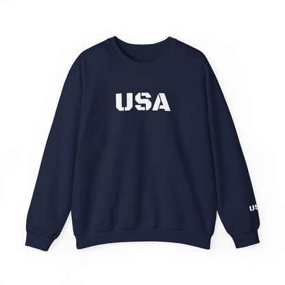 Cozy USA Unisex Crewneck Sweatshirt | Perfect Layering Piece for Every Season | Great Gift for Him/Her | Trendy Style for Casual Outings