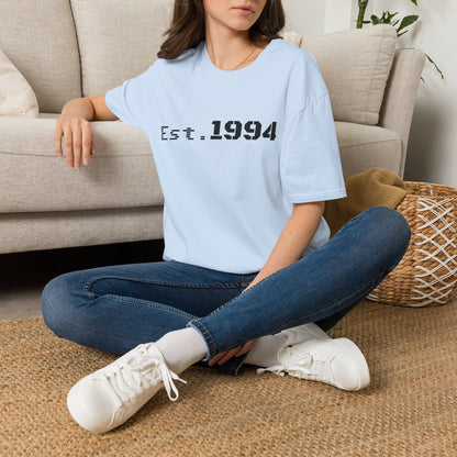 Vintage 1994 Est. graphic T-shirt by Printify featuring bold 1994 design on a classic cotton tee.