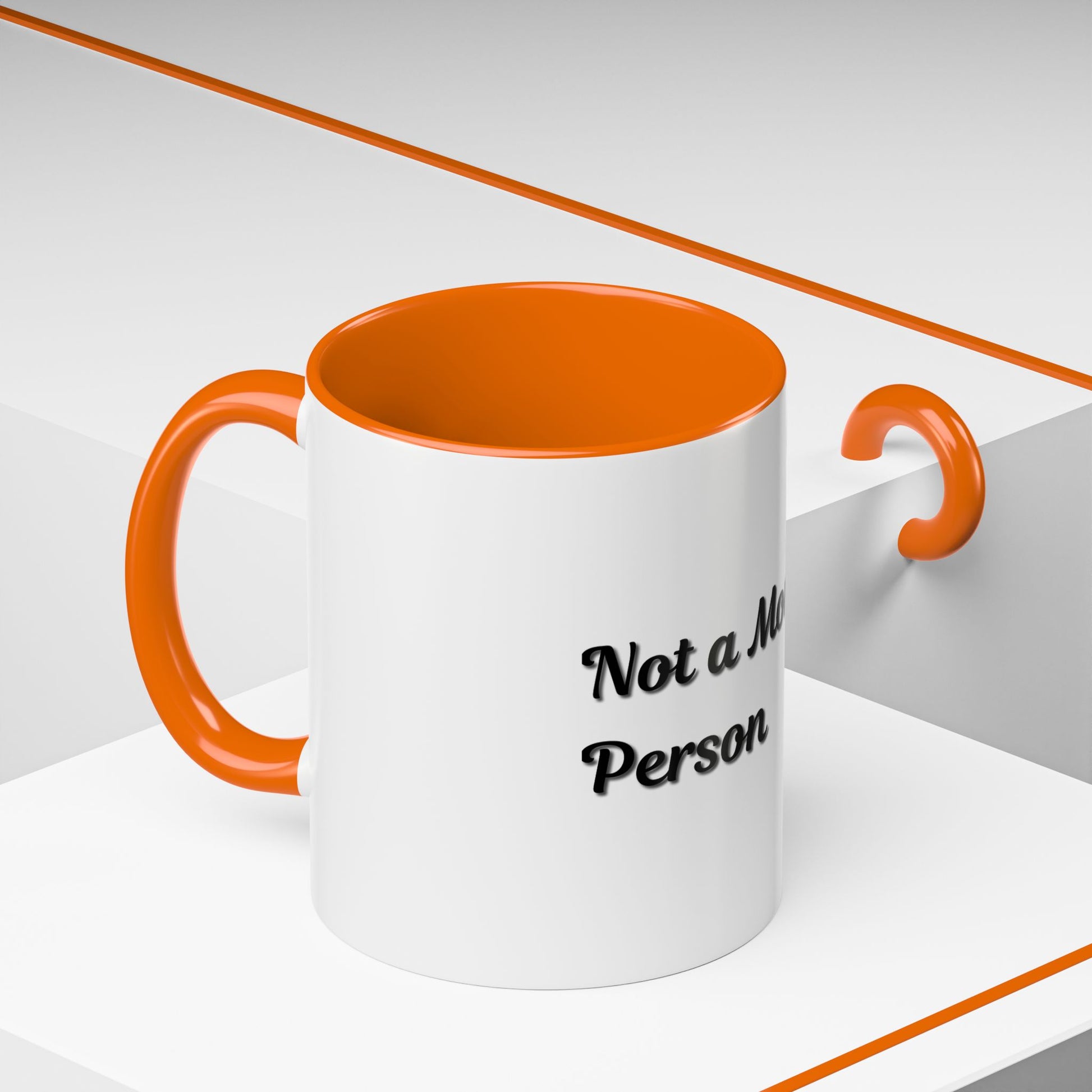 Not a Morning Person Coffee Mug - Funny Accent Mug for Coffee Lovers, 11/15oz - TRV