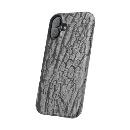 Bark Texture Magnetic Impact Phone Case