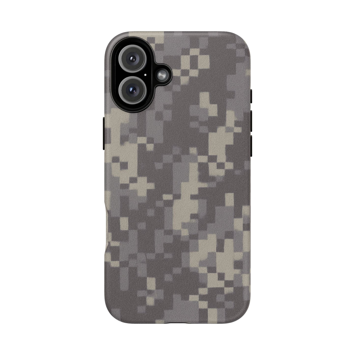 Digital camo tough phone case by Printify, rugged protective cover for smartphones with a durable camouflage design.