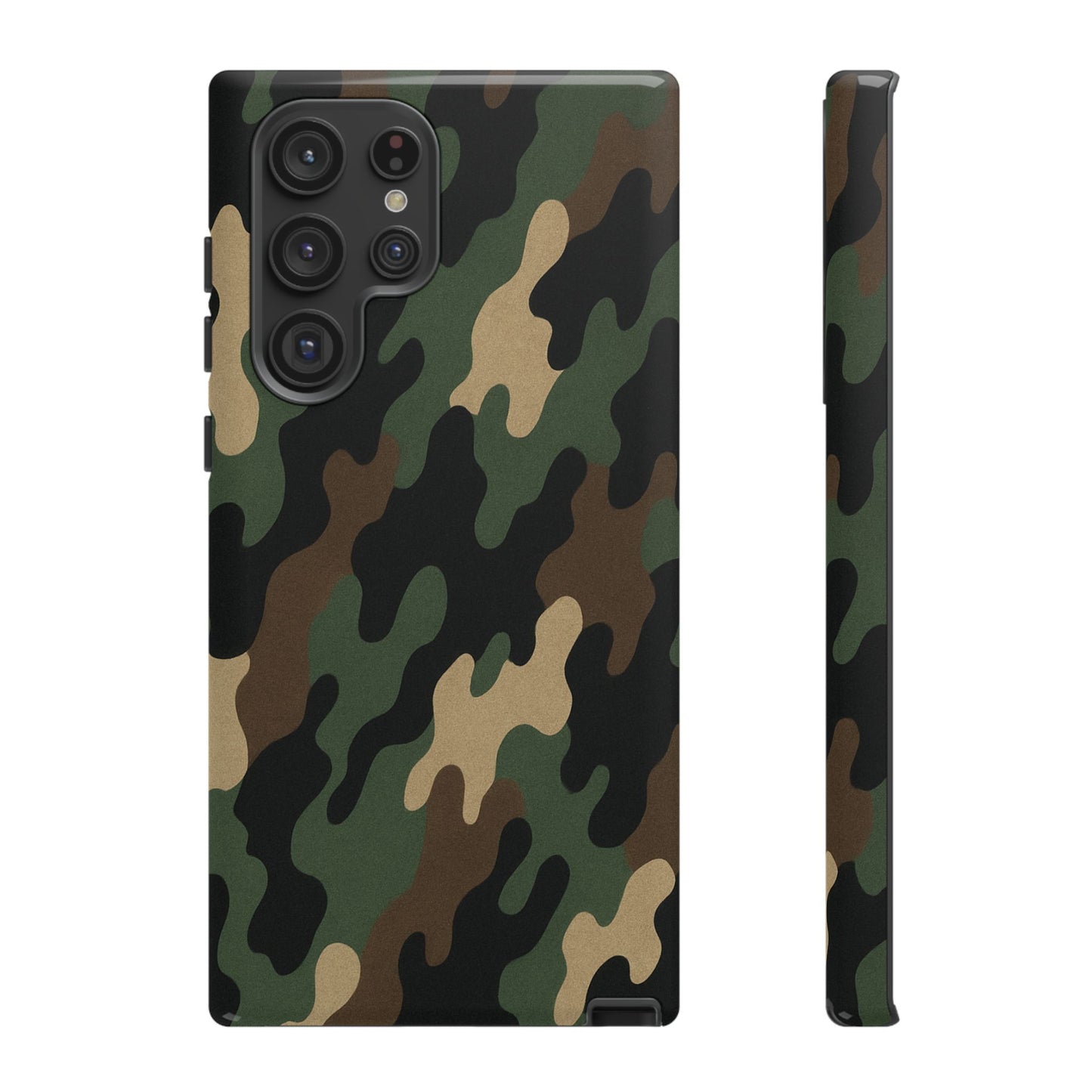 Camouflage Phone Case, Tough Cases, Military Style, Unique Phone Accessories, Gift for Him, Durable Phone Cover - TRV