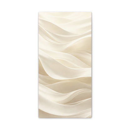 Neutral Abstract Wave Art Matte Canvas