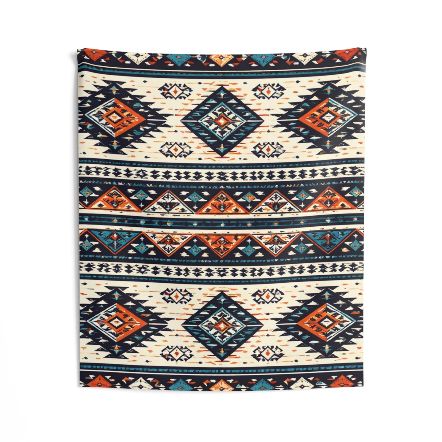 Southwestern Geometric Tapestry — Boho Tribal Wall Hanging