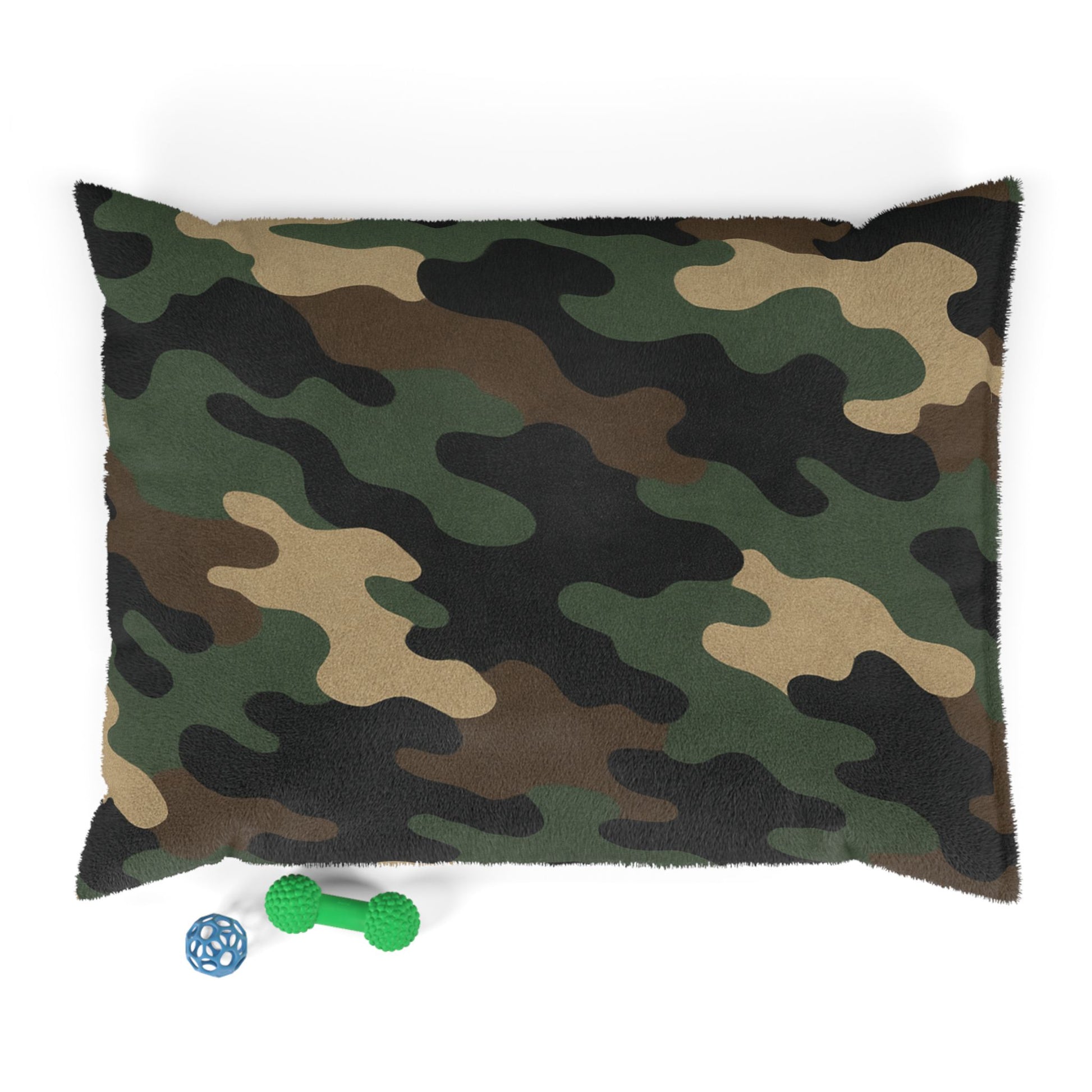 Camouflage Pet Bed for Dogs and Cats, Cozy Military-Inspired Dog Bed, Camo Pet Cushion, Stylish Pet Bedding, Gift for Pet Lovers - TRV