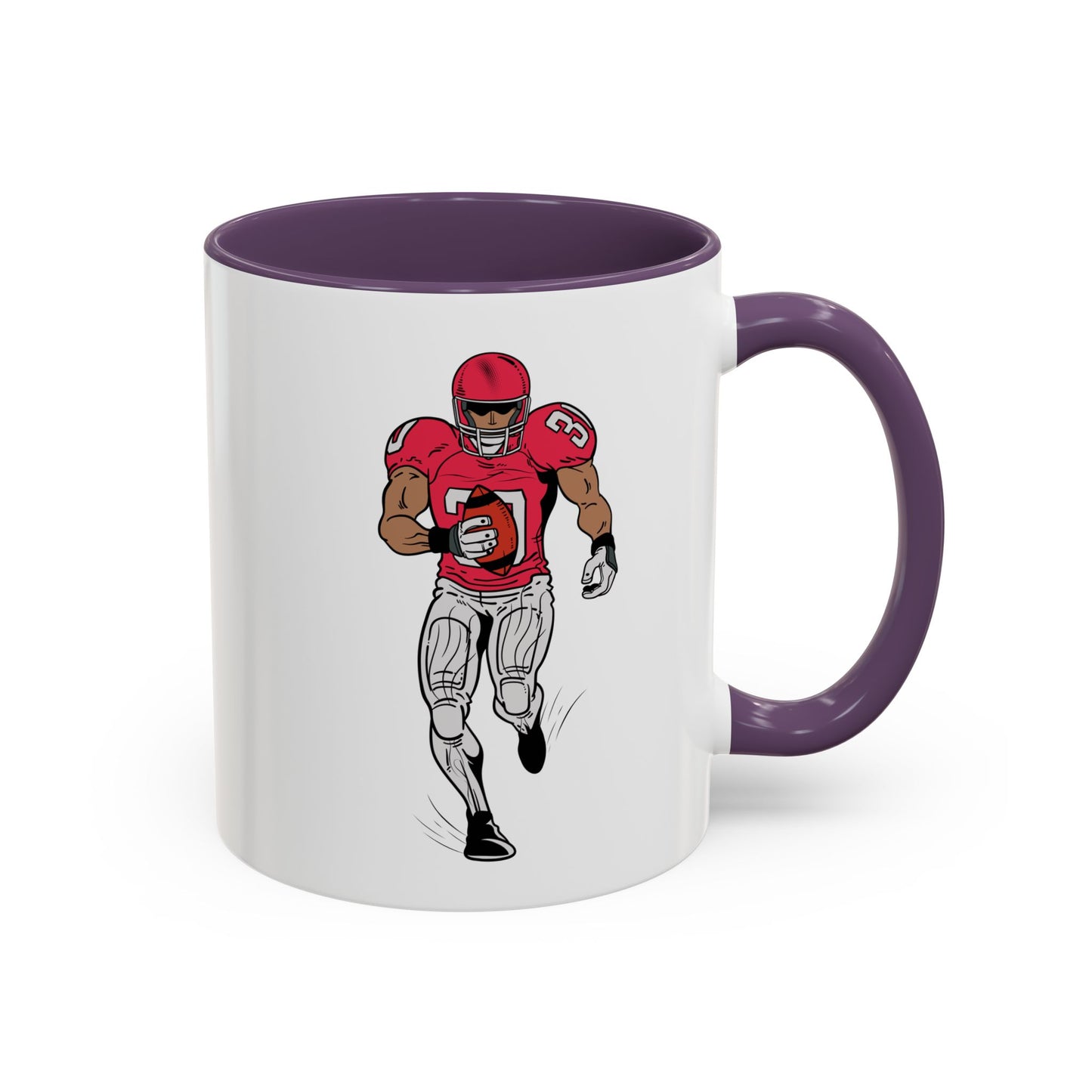 Football Player Coffee Mug, Sports Fan Gift, Motivational Coffee Cup, Game Day Mug, Unique Sports Merchandise