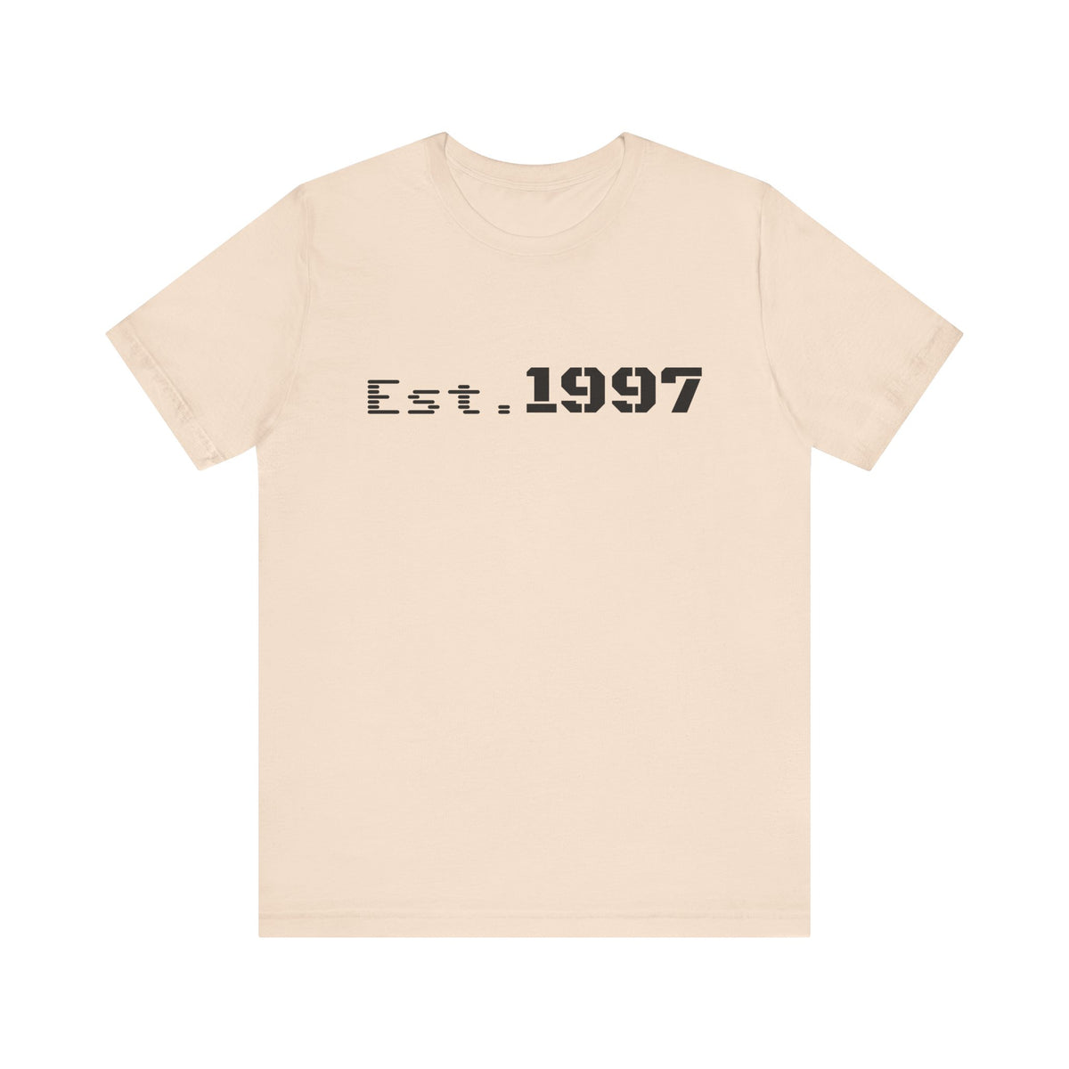 Vintage 1997 Established T-Shirt by Printify featuring a classic design and comfortable fit.